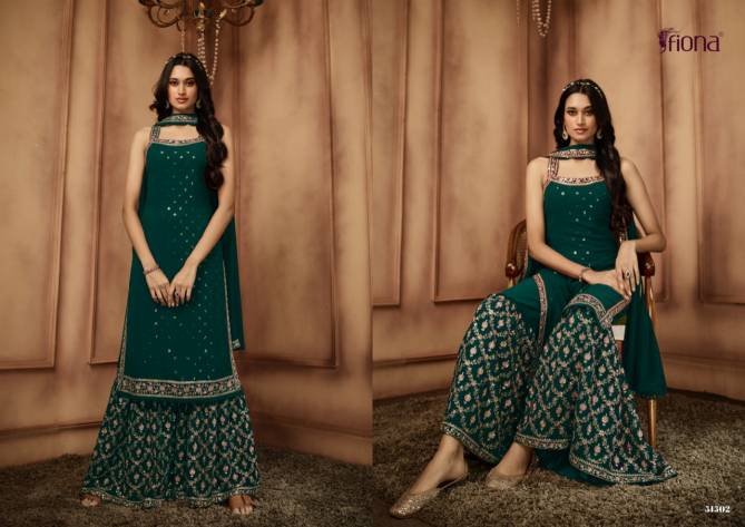 Fiona Senorita Embroidery Heavy Wedding Wear Fancy Georgette Salwar Kameez Collection